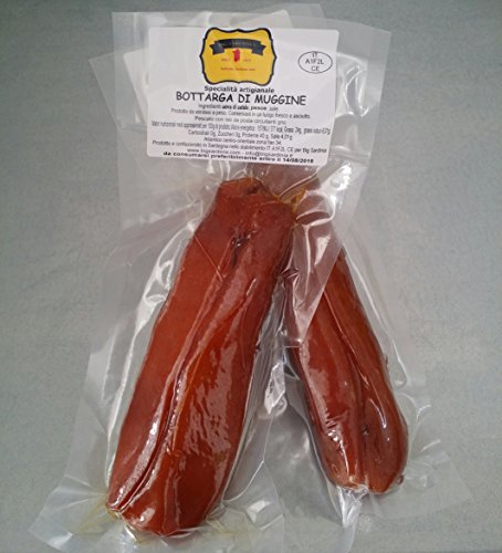 Bottarga di muggine dalla Sardegna, in baffe (intera), pezzatura 160 / 200 grammi