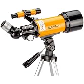 Bushman Travel 70-400 Portable Taşıma &Ccedil;antalı Turuncu Teleskop