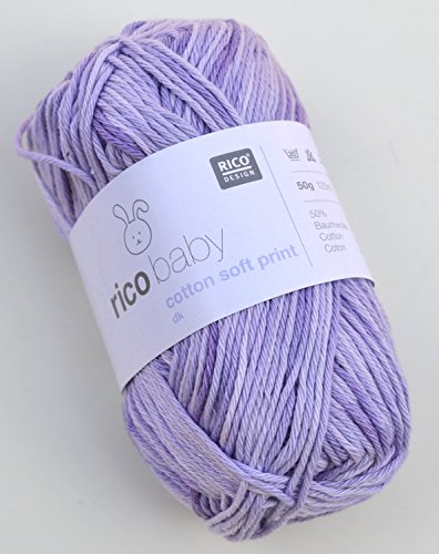 Babywolle Rico Baby Cotton Soft Print dk Farbe 007 Wolle zum Stricken & Häkeln - 2