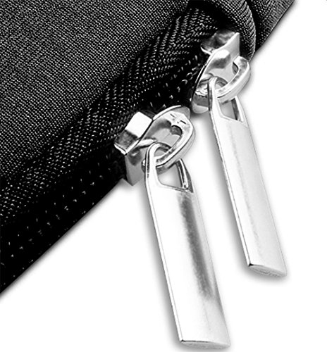 Hosaire Laptop Tasche Mode Rechteck Computer Carrying Bag Tasche für Laptop/Tablet/Notebook/Ultrabook mit Bildschirmdiagonale 15.6 Zoll,Schwarz - 5