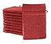 Produktbild sleepling Castell by Waschhandschuh Waschlappen 10er Set 100% Baumwolle 16 x 21 cm, Rot