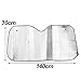 Produktbild HJL&XD Auto Sun Shade Silber Windschutzscheibe Sonnenschutz Windschutzscheibe Visor Frontscheibe (55"X27", 140X70cm)