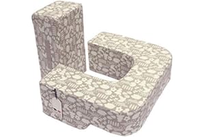 PEANUT & PIGLET Piglet Twin Breastfeeding Pillow. Designed by a twin mum for tandem breastfeeding twins. Ideal breastfeeding position, offering great support. SM