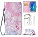 Produktbild für Galaxy J5 2016 (5,2 Zoll) Hülle, Glitter Strass Bling Ledertasche Muster Weich PU Schutzhülle für Samsung Galaxy J5 2016 / SM-J510 (5,2 Zoll) Flip Cover Wallet Case Tasche Handyhülle mit Lanyard Strap Stand Function Magnetverschluss Etui Schale Credit Card Slots Bookstyle Purse Design Handytasche Lederhülle Schutz Hüllen mit für Samsung Galaxy J5 2016 / SM-J510 (5,2 Zoll) +Schlüsselanhänger (R) (13)