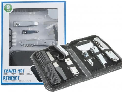 Preisvergleich Produktbild Maniküreset 9-teilig im Reiseetui
