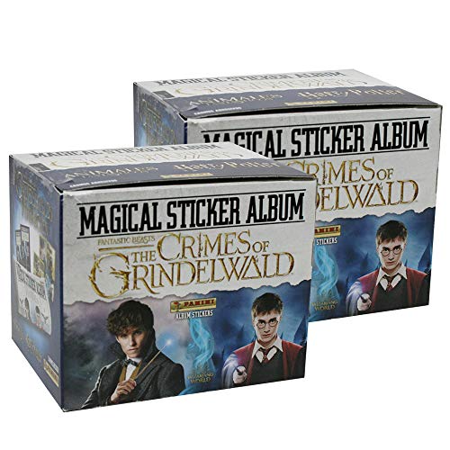 Preisvergleich Produktbild Panini Phantastische Tierwesen Serie 2 - Grindelwalds Verbrechen - Sammelsticker - 2 Displays ( 100 Tüten)
