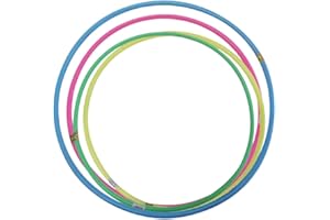 KAYNUR Vibrant Multicolor Fitness Hula Hoops for Kids & Adults - Fun Exercise Hoops for Parties, Gymnastics, and Weight Loss - Indoor/Outdoor Games & Workouts