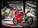 Price comparison product image Mouse Mat for Computer PC Laptop AntiSlip Mousepad Motorbike Trail Designs MM14 (Ducati Superbike 1199)
