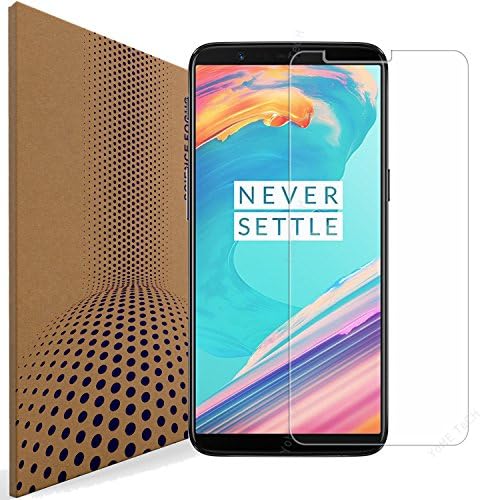 VLP OnePlus 5T Glass Screen Protector, Smooth 2.5D Edge 9H Hardness Anti Scratch Fingerprint Resistant 98% Clarity Tempered Glass Screen Protectors for OnePlus 5T