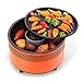 Produktbild KBabe Tragbarer Holzkohlegrill mit Ventilator Orange