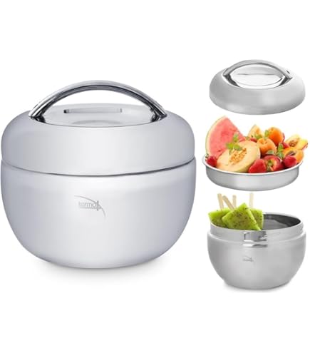 Dubbelwandige Geïsoleerde Thermocontainer 500 ml - Lunchbox van