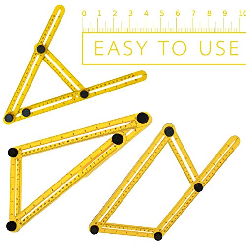 Template Tool Lalibang Angleizer Measurement Tool Accurate and Precise Multi-angle Ruler, Measuring Tool Great Gift for Builder, Engineer, DIY-er,Craftsmen, Weekend Warriors