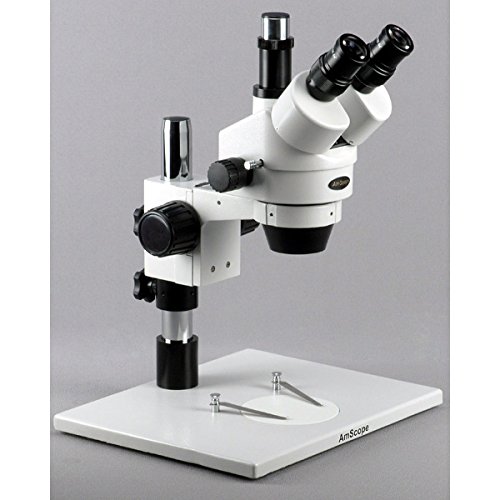 7X-45X Trinocular Inspection Microscope with Super Large Stand