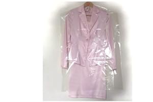 Uk Store 247 Clear Long 40inch Dry 100 Gauge Cleaning Laundrette Polythylene Garment Clothes Cover Protector Bags (30)