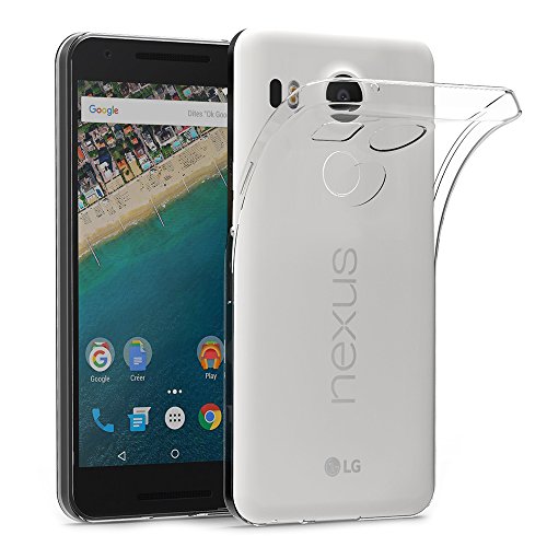 Funda LG Nexus 5X  AICEK LG Nexus 5X Funda Transparente Gel Silicona Google Nexus 5X Premium Carcasa para LG Nexus 5X