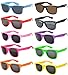 Price comparison product image FSMILING Wholesale Party Favours Unisex 80'S Retro Style Bulk Promotional Sunglasses 10 PACK Multicolor