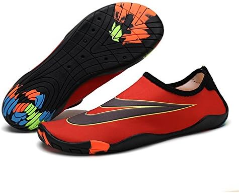 SHINIK Swimming Shoes New Sports Outdoor Non-slip Sandals Ultralight Barefoot Stickers Skin Soft Sneakers (Color : B, Size : 42)