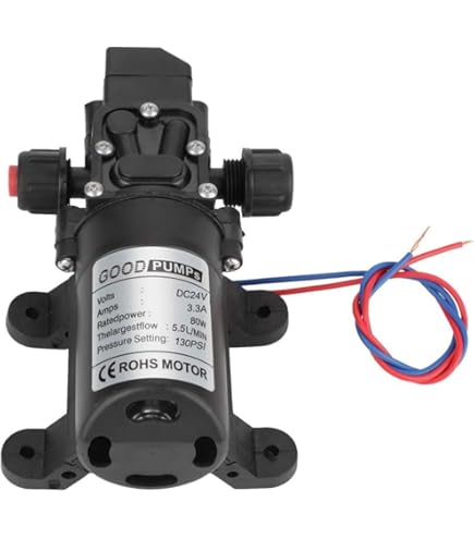 Pompa Ad Alta Pressione CYBERNOVA DC24V 100PSI - Autoadescante, 4L/min, Per Camper E Barche - Foto 6