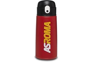 SEVEN Borraccia termica in acciaio, AS ROMA, Rossa, Per bambini e ragazzi, Scuola, Palestra e tempo libero, Prodotto ufficiale, Idea regalo