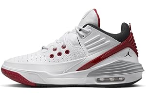 NIKE Jordan Max Aura 5 Mens Trainers Sneakers Black/White/Cement Grey/University Red