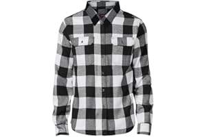Vasego Men’s Flannel Shirt, Long Sleeve Regular Fit Cotton Lumberjack Shirt with Button-Down Pockets – Classic, Soft, and Comfortable Plaid Shirt for Everyday Wear