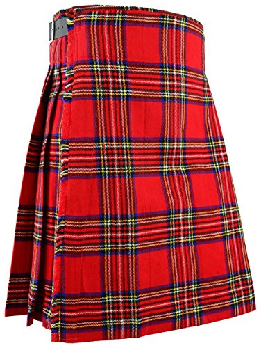 Hamilton Kilts Tradicional de Escocia Mens Kilt Royal Stewart Tartan