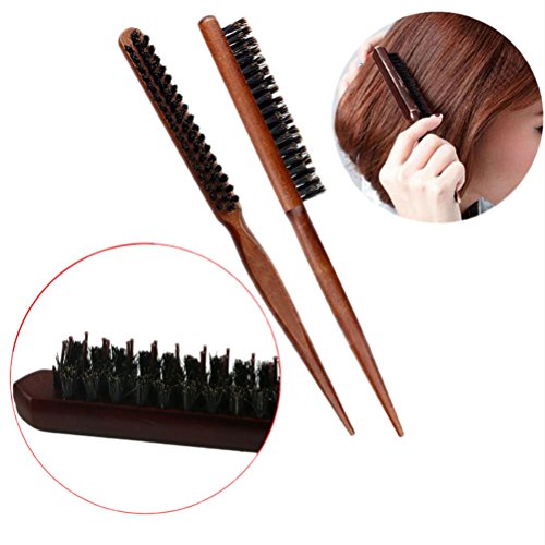 Generic Wood Handle Natural Boar Bristle Hair Brush Fluffy Comb Hairdressing Barber 19AS Generic Wood Handle Natural Boar Bristle Hair Brush Fluffy Comb Hairdressing Barber 19AS