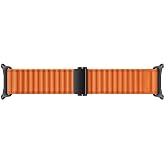 CONSTRAIN - Samsung ile uyumlu Galaxy Watch Ultra 47mm Kordon Naylon Kumaş Hasır &Ouml;rg&uuml;l&uuml; Ocean Tasarım Kordon 120