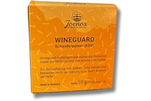 Joenos Wineguard Schwefelpulver, 10 x 1g Tütchen, Weinschutzmittel für Jungweine und Maischen, Made in Germany