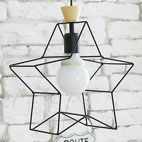 Preisvergleich Produktbild Kronleuchter, ein Kronleuchter moderne Originalität ein Kronleuchter Hardware Lack Hohlschraube Lampenschirm Schlafzimmer Flur Schlafzimmer Restaurant Schwarz 110-240 30 * 32 CM