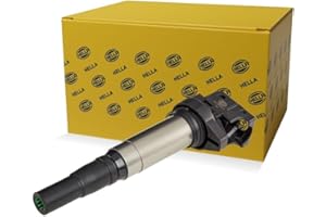 HELLA 5DA 358 057-001 Bobina de encendido - 12V - 3polos - Bobina de encendido cavidad bujía - enchufado