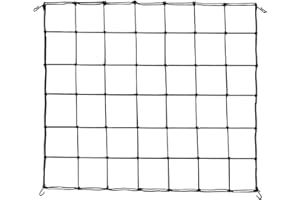 RUSSELLSANDERS 120cm x 120cm 1.2m x 1.2m Plant Support Scrog Net for Grow Tent Universal HEAVY DUTY Elasticated Cord STRECTHY NET Indoor Plant Hydroponic Grow Room Elastic Mesh Garden Trellis Netting Fits All Brands