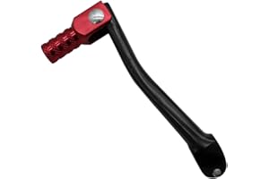 OTOHANS AUTOMOTIVE JINGKE CNC Aluminum 2" Folding Gear Shifter Shift Lever for Honda XR50 CRF50 XR CRF 50cc 70cc 90cc 110cc 125cc Dirt Pit Bike (Red Black)