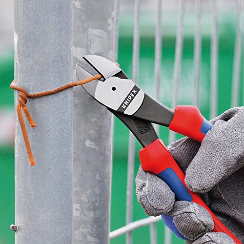 Knipex 74 02 180 – Kraft-Seitenschneider für 20 % Kraftersparnis, 180 mm - 6