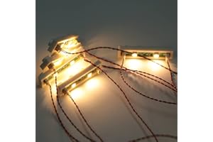 TEDDOO Lot de 20 lampes de construction compatibles Lego avec installation personnalisable, alimentation USB et connexions terminales, bloc de construction LED DIY (blanc chaud)