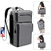 Produktbild Laptop Rucksack Business Backpack Anti-Diebstahl Wasserdicht Rucksack Multifunktionale Tasche mit USB Charging Port für 15 Zoll Notebook Herren Damen Reise Camping Wandern Ausflug Outdoor (Grau)
