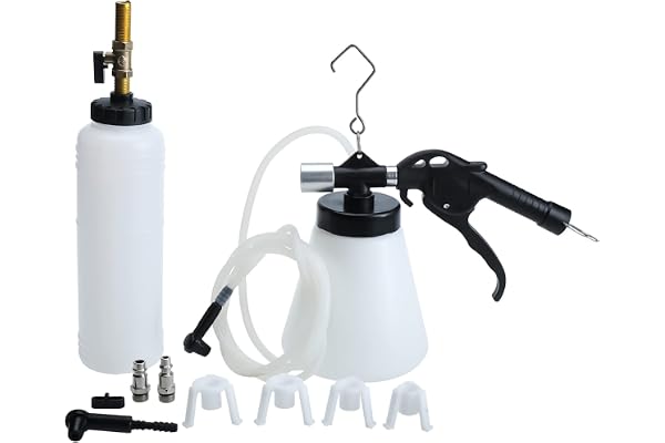 FreeTec 1L Fluide Purgeur de Frein Outil air Pneumatique Voiture huile remplacement kit