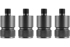 Enwye Carp Fishing Magnetic Quick Release Connectors for Alarm Rods and Fishing Tackle Set Of 4 Aluminum Alloy Quick Release Connectors with UK M3/8 Interface