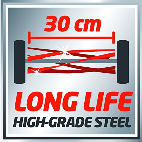 Einhell Hand-Rasenmäher (für bis zu 150 m², Mähspindel mit 5 Stahlmessern, stufenlose Schnitthöhenverstellung, Grasfangkorb) – Bild 4