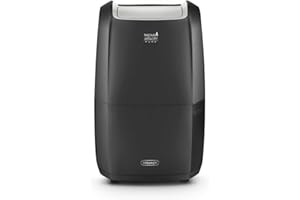 De'Longhi Tasciugo AriaDry Multi -2 en 1 Deshumidificador Doméstico Portátil y Purificador de Aire, Extracción de Humedad 21L/Día, Secadora, Antimoho, Wi-Fi y Alexa, Pantalla LCD, Gris (DDSX220WFA)