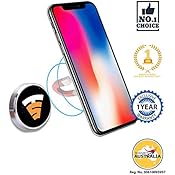 Tech Sense Lab Universal Multimount Magnetic Car Phone Holder with One Touch 360 Degree Rotating for All Smartphone(Silver)