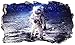 Produktbild Chicbanners V003 Wandsticker NASA Apollo 11 Mond Landing Astronaut 3D Magic Window Wall Sticker Selbstklebendes Poster Größe 1000 mm breit x 600 mm tief (groß)