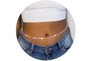 Carufin Boho cristal cintura cadena vientre cuerpo cadenas joyería cadena club nocturno cintura accesorios para mujeres y niñas