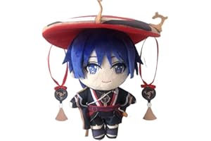 Hanaiette 1 x Genshin Plüschkissen, Genshin Impact Plüsch, gefüllt, Cosplay-Kostüm, Requisiten für Spiele-Fans (Wanerer), (XLWW)