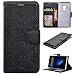 Produktbild Handyhülle Mate 20 X Klappbar Hülle Stand, Schwarz Lederhülle Kartenfach Ledertasche Klapphülle Brieftasche Hülle Tasche Flipcase Bookcover Handytasche Lederetui Schutzhülle Fall für Huawei Mate 20 X