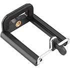 Aorna Camera Stand Clip Bracket Holder Tripod Monopod Mount Adapter for Mobile Phones (Premium (Single))