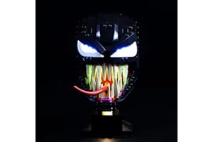 Kyglaring Led Lighting Kits for （Venom 76187 Collectible）-Lights Set Compatible with Lego 76187 Building Blocks Model- Not Include The Lego Set (classic version)