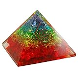 HARMONIZE Multi-Stone Pyramid Reiki Healing Crystal Energy Generator Orgonite Chakra