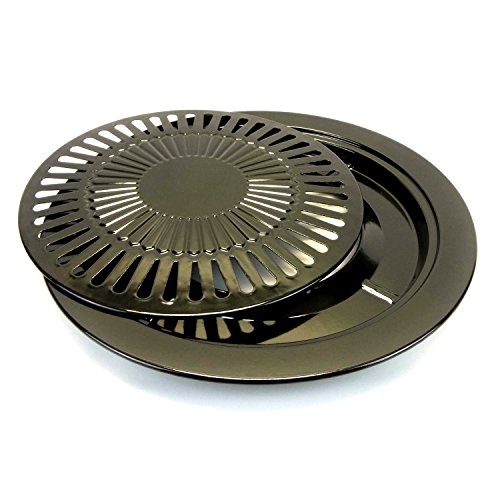 2-tlg. Grillaufsatz für Camping-Gaskocher Grillplatte Camping Gaskocher Campingkocher Zubehör - 4