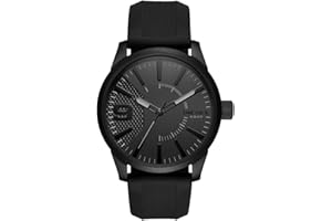 Diesel RASP zegarek dla mężczyzn, mechanizm kwarcowy, pasek silikonowy, ze stali nierdzewnej lub skórzany